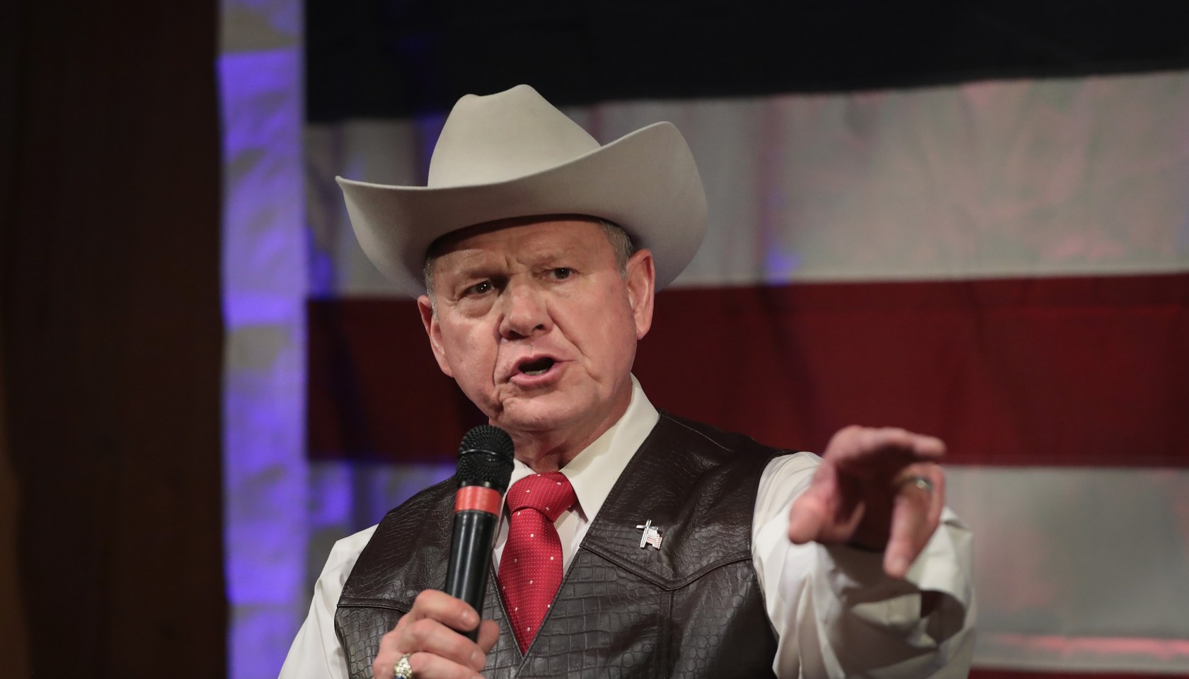 Alabama GOP Senate Candidate Roy Moore Holds Campaign Event In Fairhope, Alabama