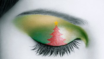 Christmas Eyelid Make-up