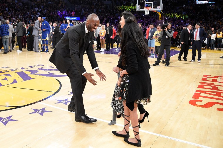 Kobe Bryant Jersey Retirement Ceremony