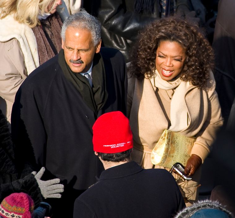 USA – Presidential Inauguration – Oprah Winfrey and Stedman Graham at Inauguration