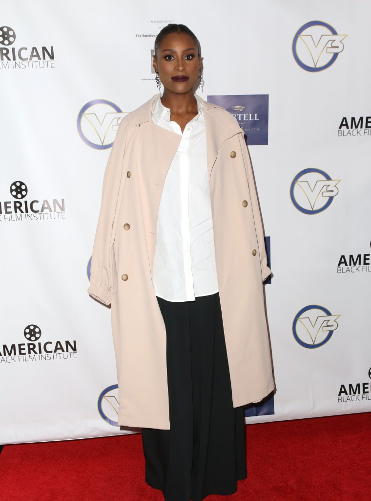 Issa Rae at the 2017 Pre-Oscar Gala