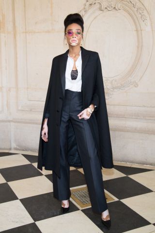 Christian Dior : Front Row - Paris Fashion Week - Haute Couture Spring/Summer 2018