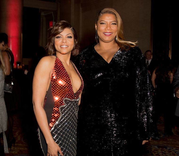 TARAJI P. HENSON (L) AND QUEEN LATIFAH