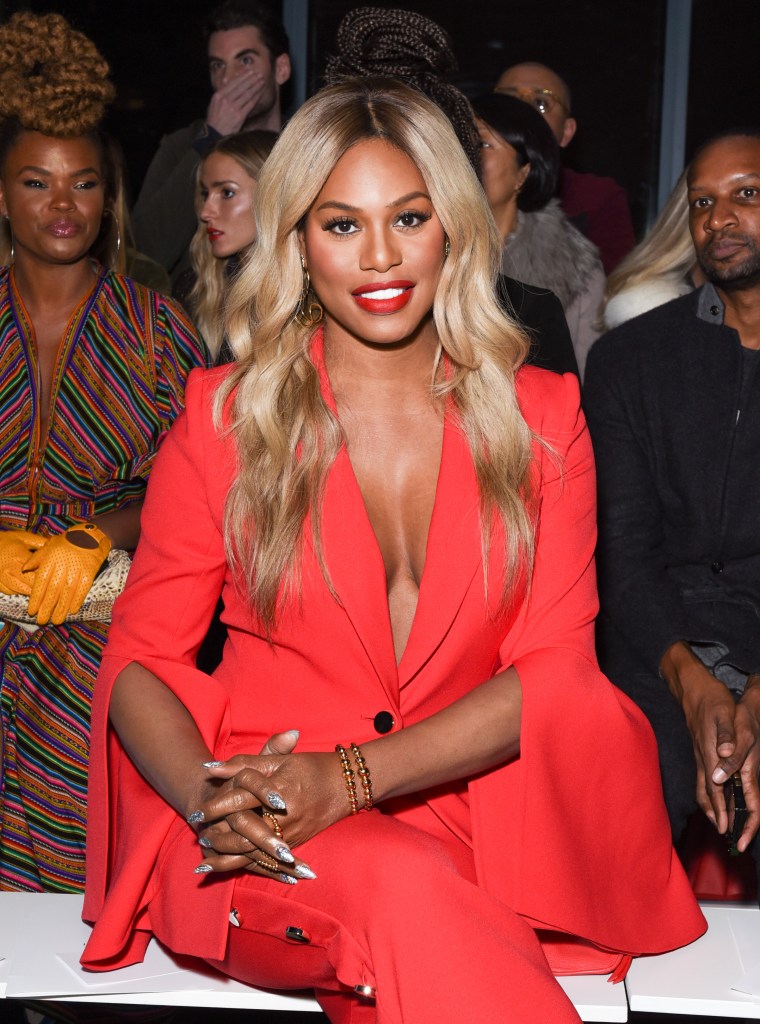 Laverne Cox attends Prabal Gurung - Front Row