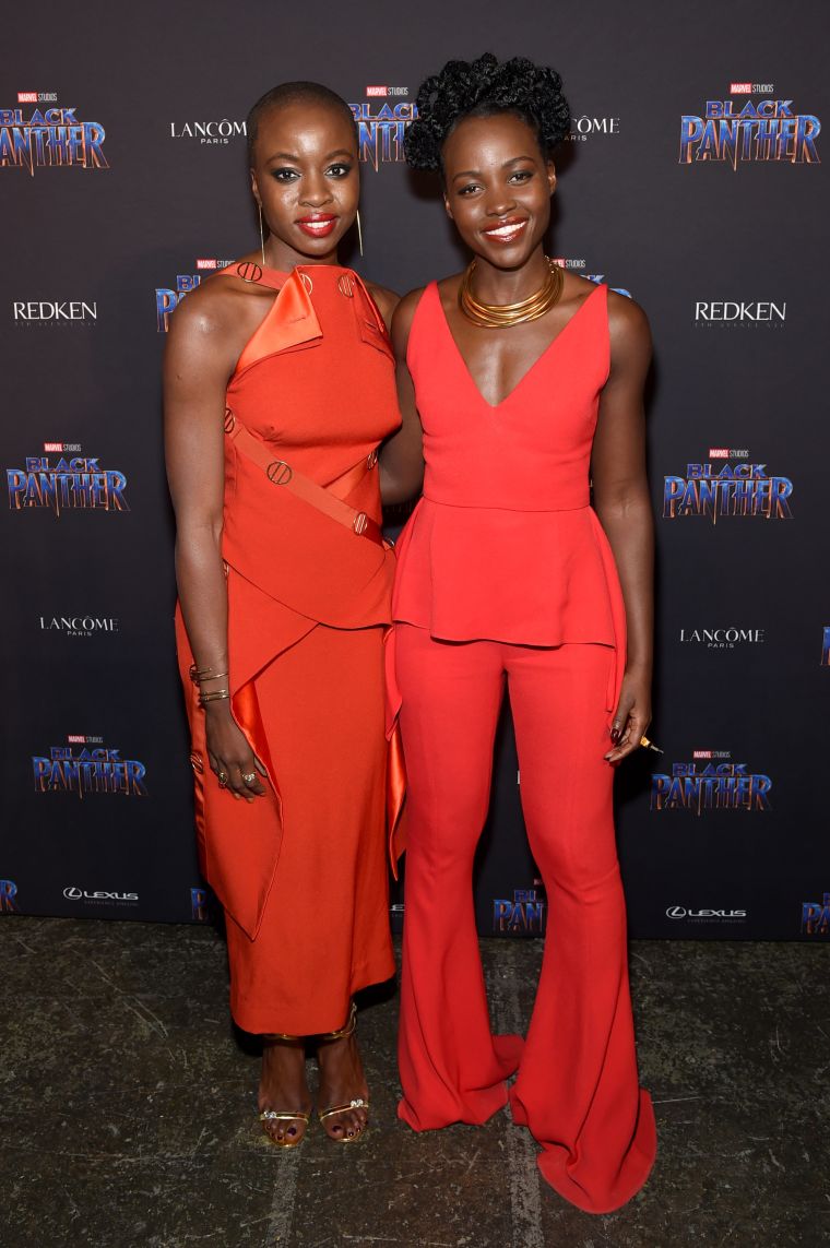 Danai Gurira and Lupita Nyong'o
