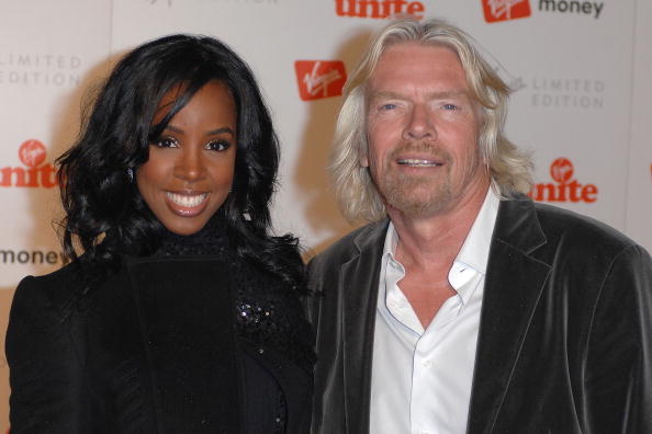 Kelly Rowland With Old Flame Sir Richard Branson