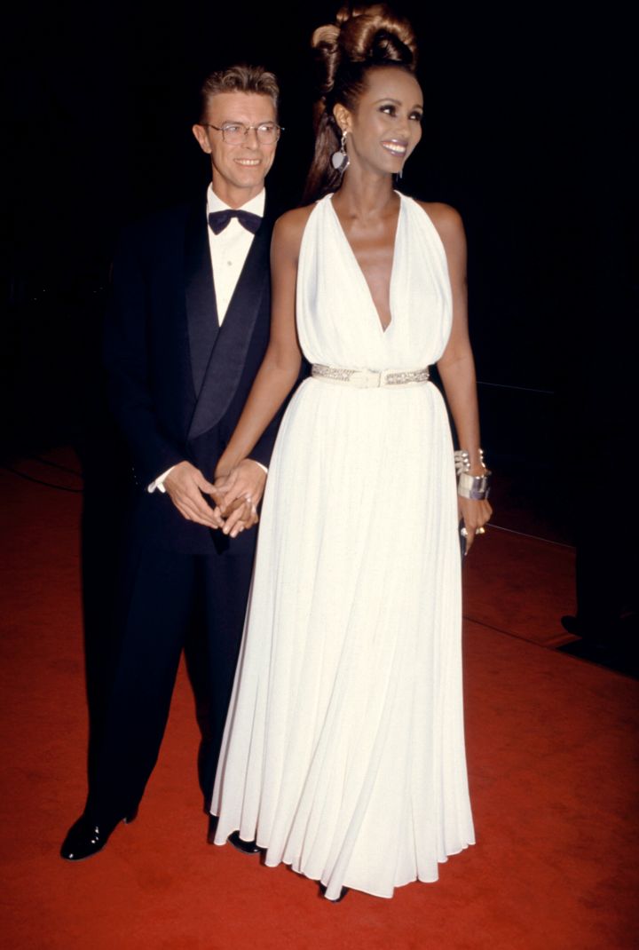 Iman With Hubby, David Bowie