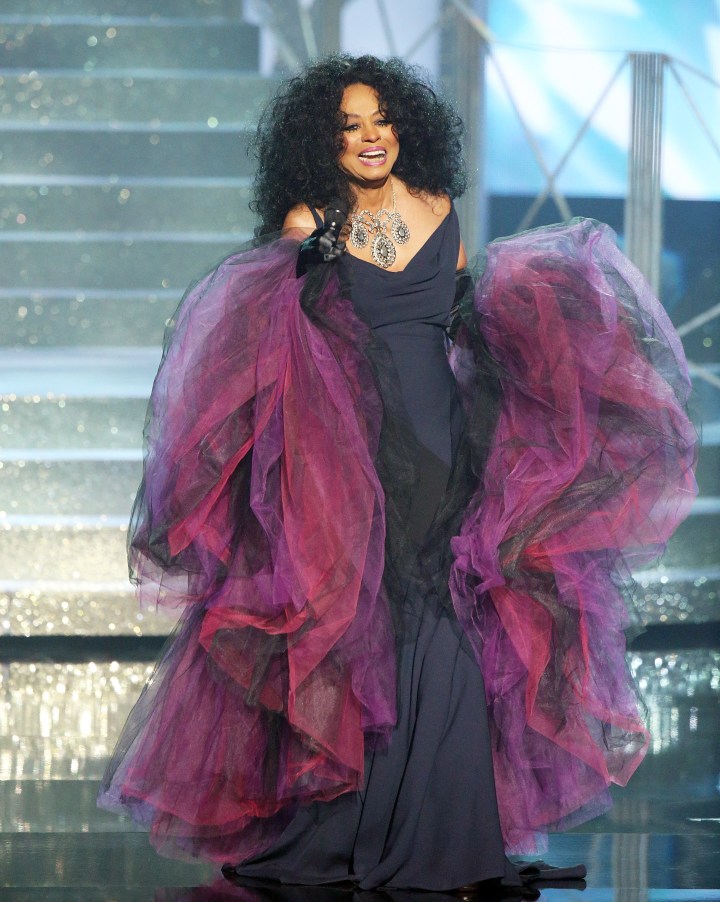 Diana Ross performs onstage during the 2017 American Music Awards