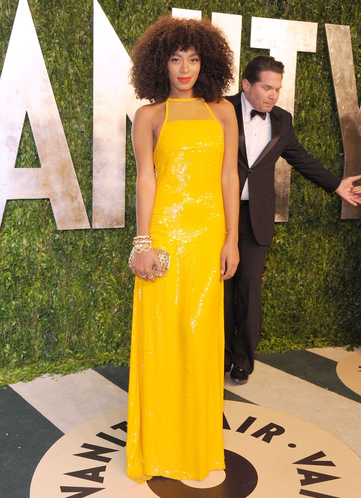 Solange Knowles attends the 2013 Vanity Fair Oscar party