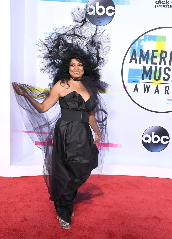 DIANA ROSS AT THE AMERICAN MUSIC AWARDS, 2017