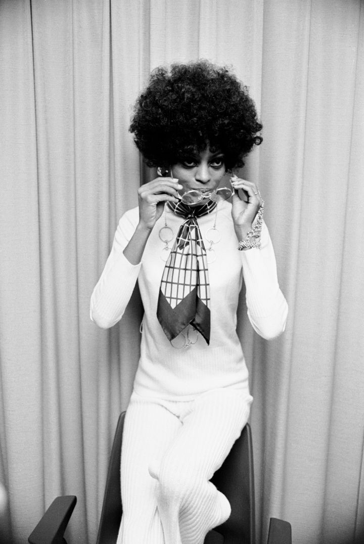 DIANA ROSS AT A PRESS CALL TO PROMOTE 'LOVE CHILD', 1968