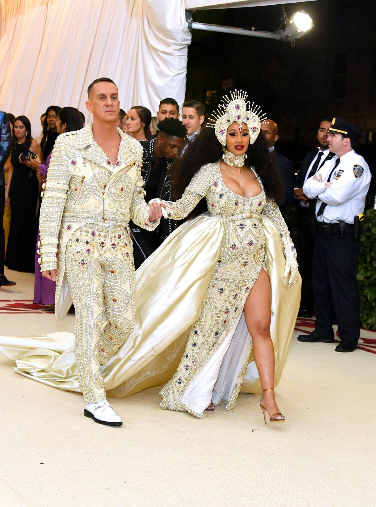 Jeremy Scott and Cardi B