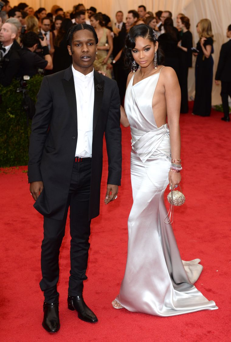 Chanel Iman and ASAP Rocky in Topshop/Topman