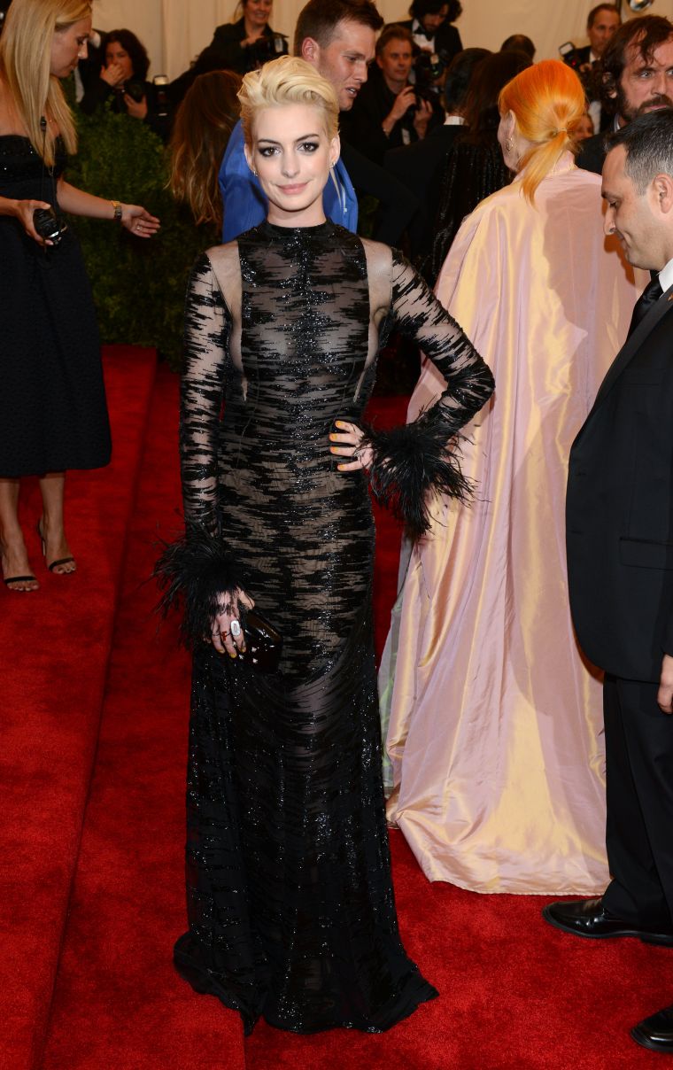Anne Hathaway in Valentino