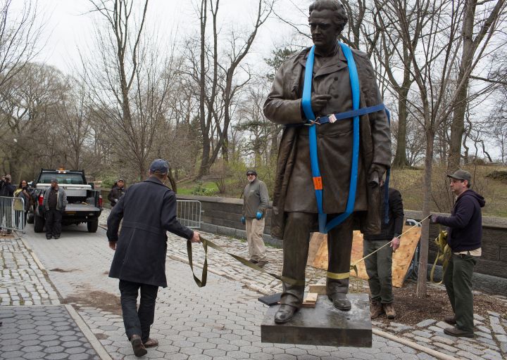 J. Marion Sims statue removed in New York City,