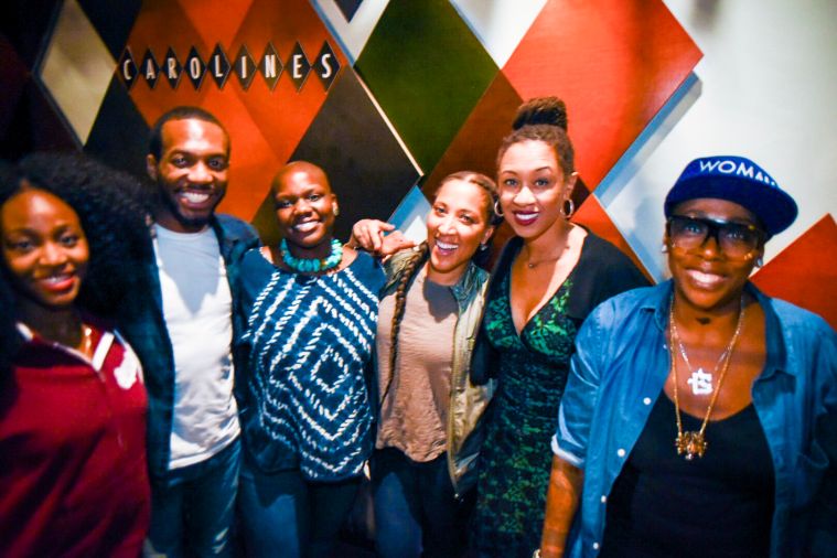 Marie Faustin, David Lester, Agunda Okeyo, Robin Thede, Leighann Lord & Gina Yashere
