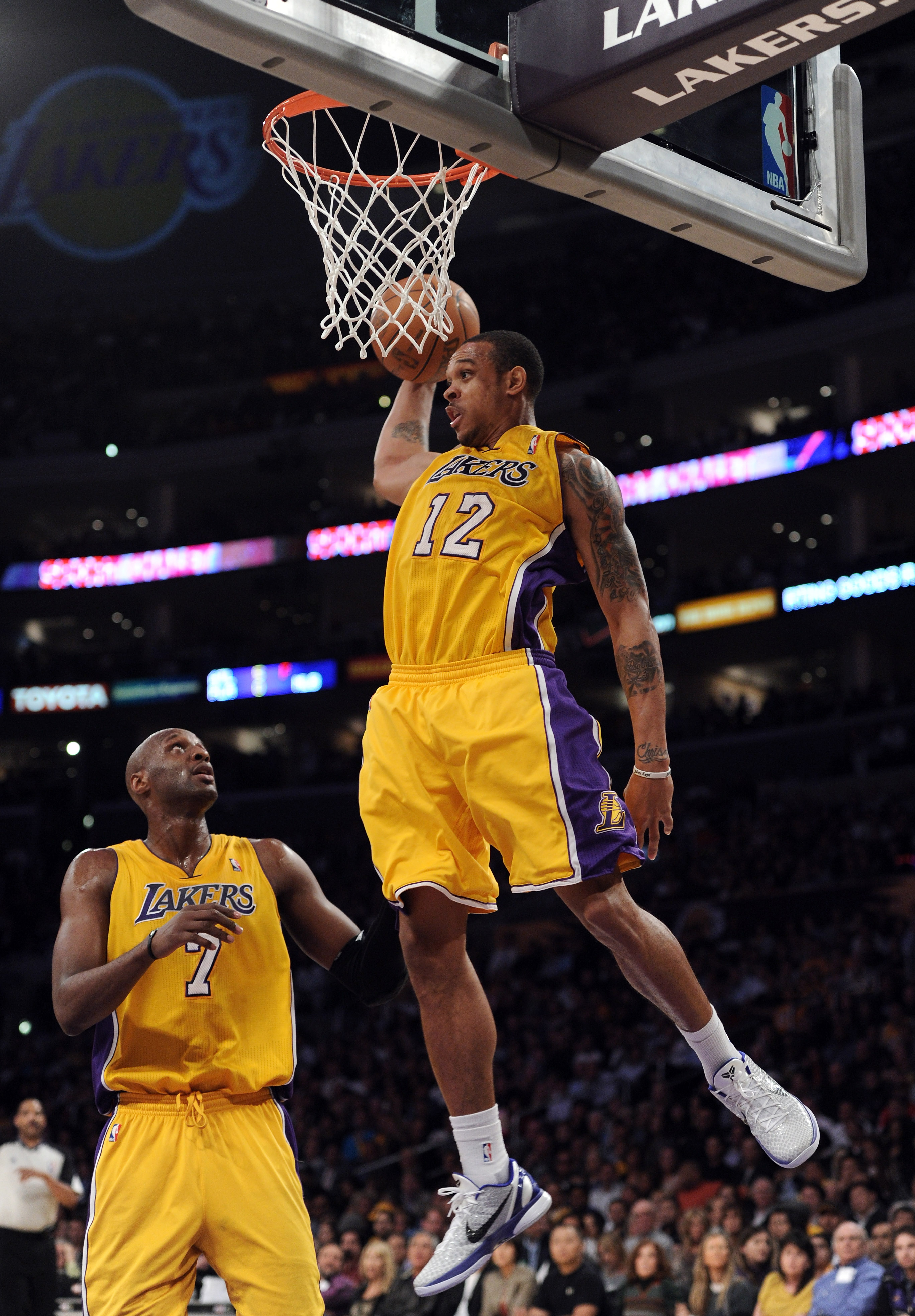 LA Lakers Lamar Odom & Shannon Brown Show Us Their Goods