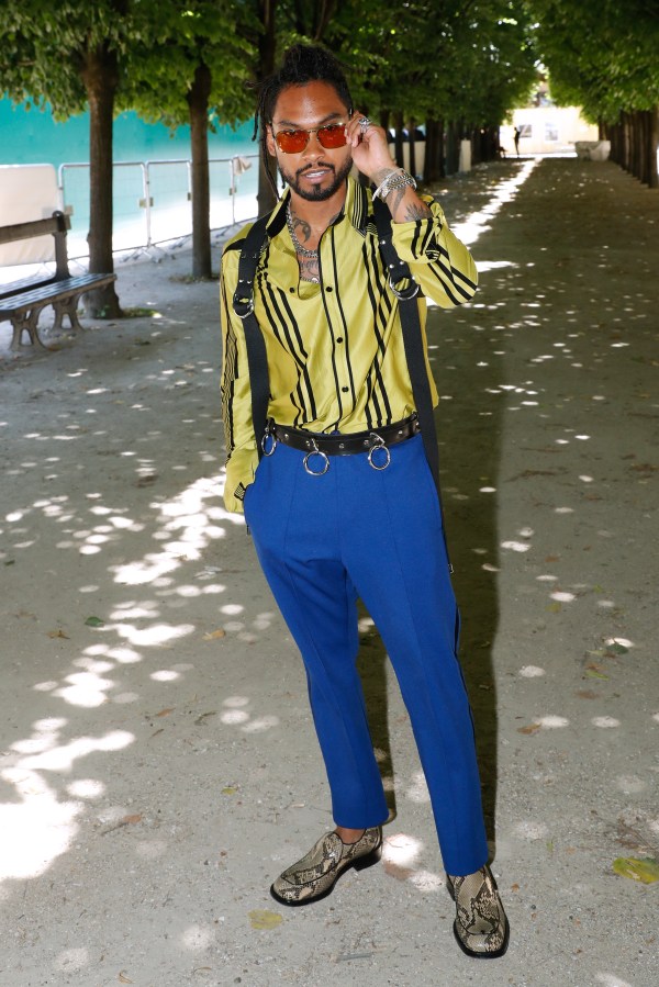Louis Vuitton: Front Row - Paris Fashion Week - Menswear Spring/Summer 2019