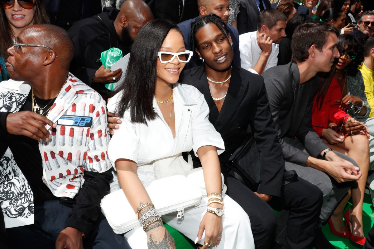 Louis Vuitton: Front Row - Paris Fashion Week - Menswear Spring/Summer 2019