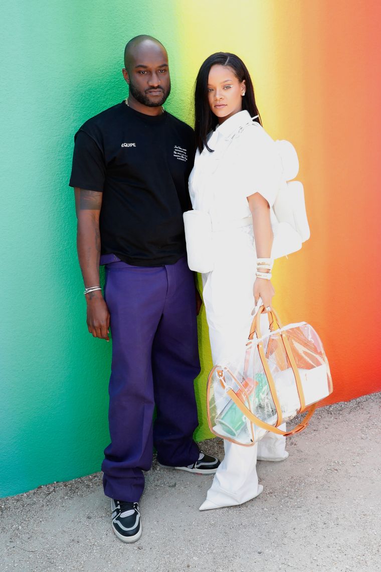 Virgil Abloh and Rihanna