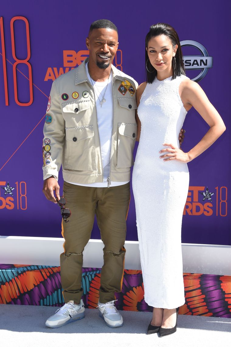 Jamie Foxx and Corinne Foxx