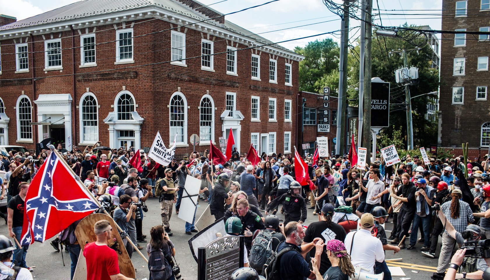 Violent Clashes Erupt at 'Unite the Right' Rally in Charlottesville