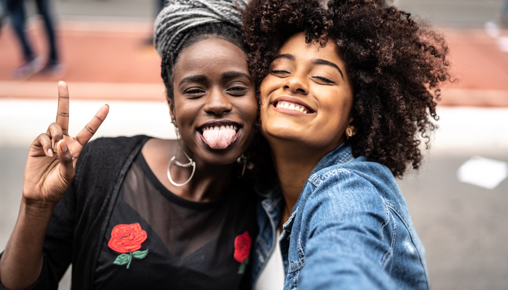 Best friends portrait