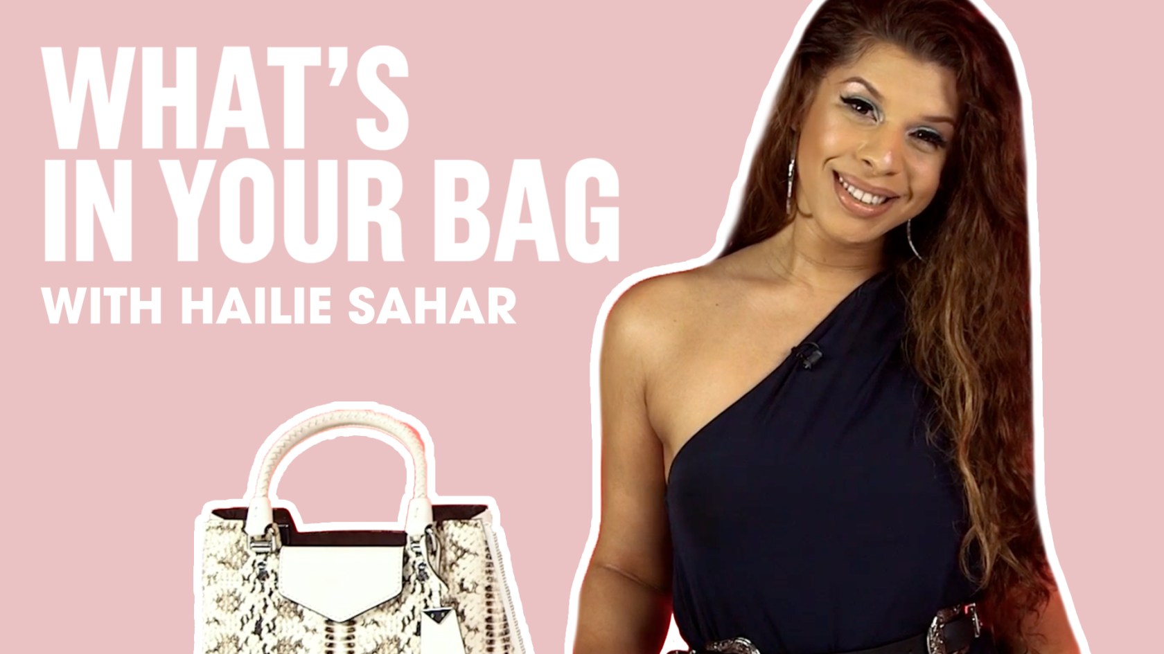 Hailie Sahar What's In Her Bag