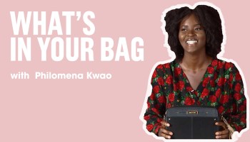 Philomena Kwao what's in your bag