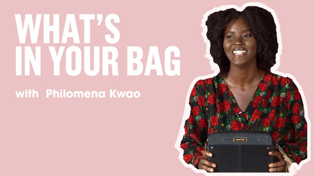 Philomena Kwao what's in your bag