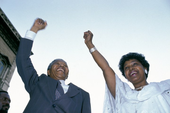 Nelson & Winnie Mandela in Rome.