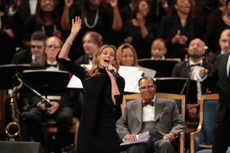 Soul Music Icon Aretha Franklin Honored During Her Funeral By Musicians And Dignitaries