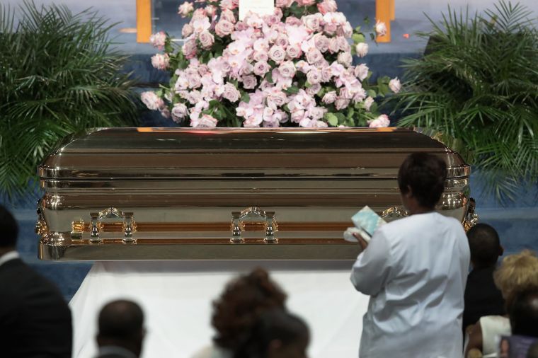 Soul Music Icon Aretha Franklin Honored During Her Funeral By Musicians And Dignitaries