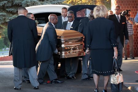 Soul Music Icon Aretha Franklin Honored During Her Funeral By Musicians And Dignitaries