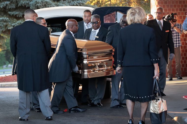 Soul Music Icon Aretha Franklin Honored During Her Funeral By Musicians And Dignitaries