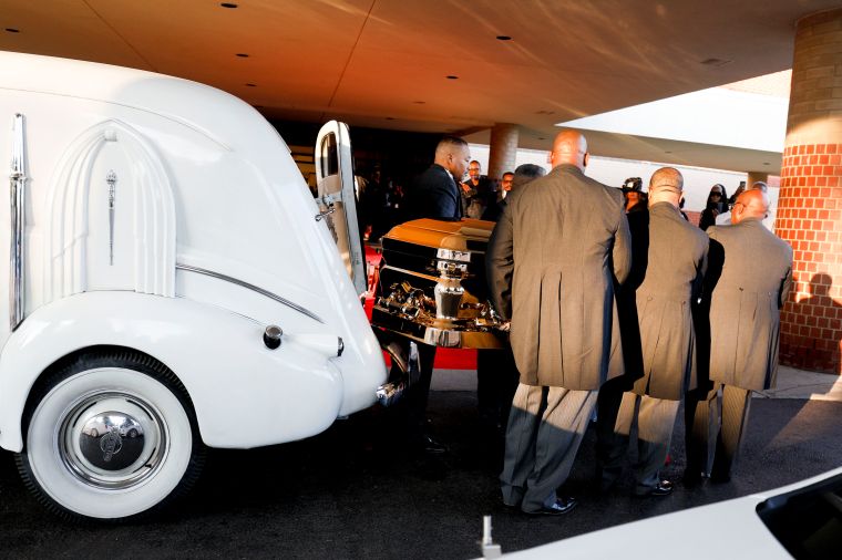 Soul Music Icon Aretha Franklin Honored During Her Funeral By Musicians And Dignitaries