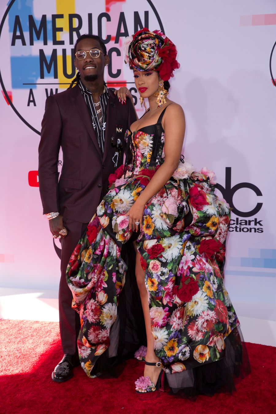 Cardi B Slayed The AMA's Red Carpet