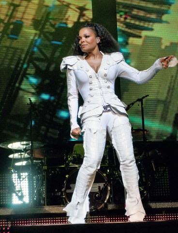 Janet Jackson Performs live at Olympia Hall in Paris in France