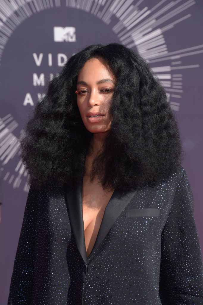 Solange Shows Off Her Toned Abs In Calvin Klein