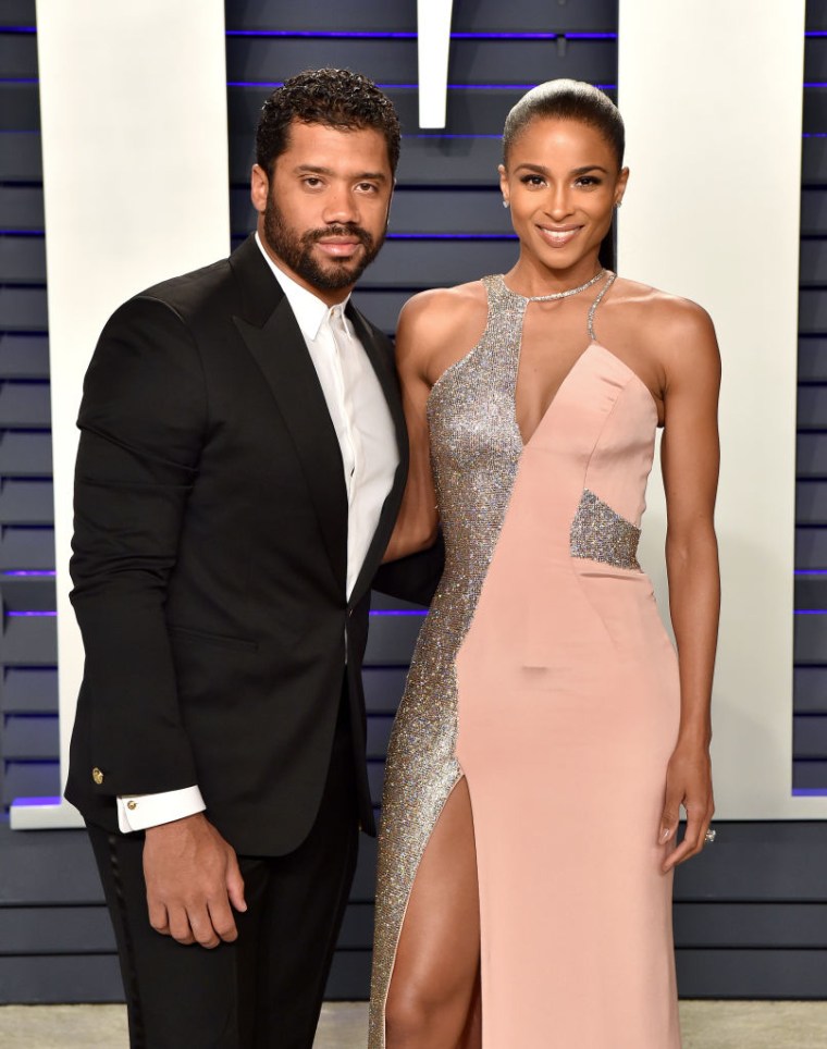 Russell Wilson and Ciara