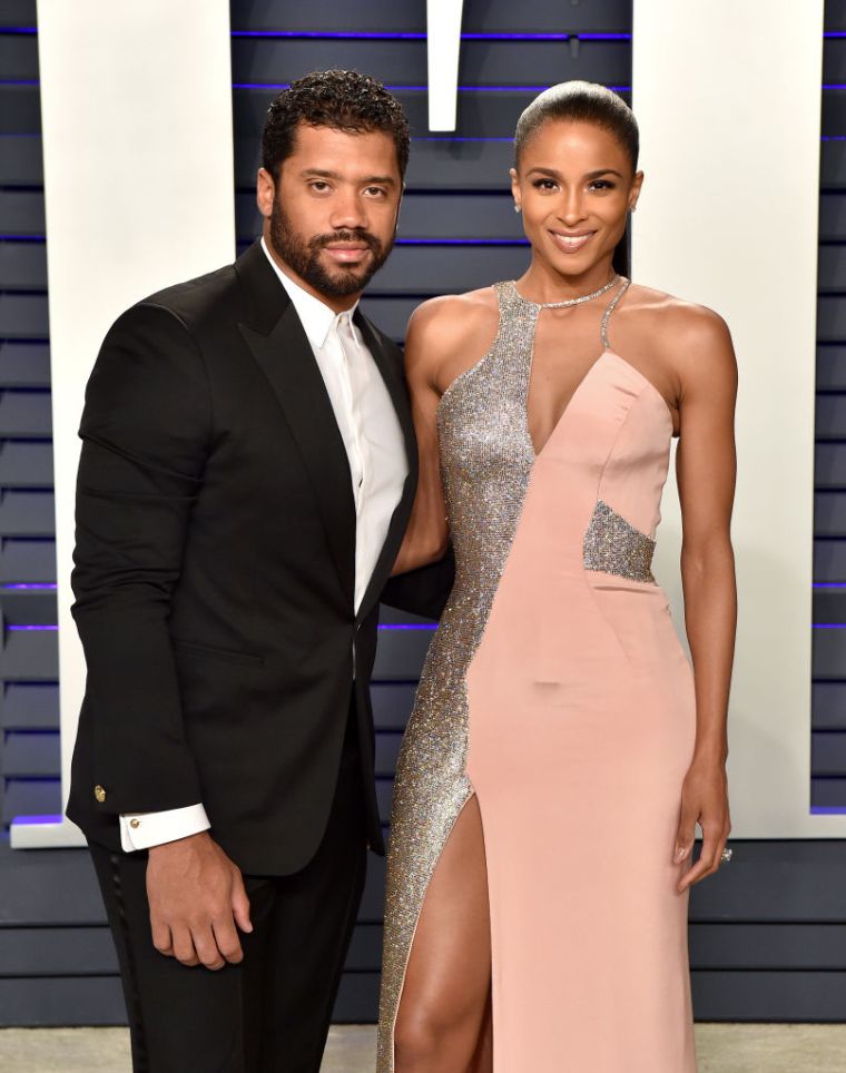 Russell Wilson and Ciara