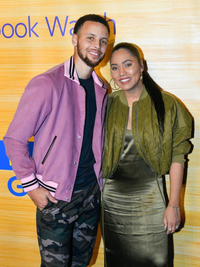 Stephen Curry and Ayesha Curry