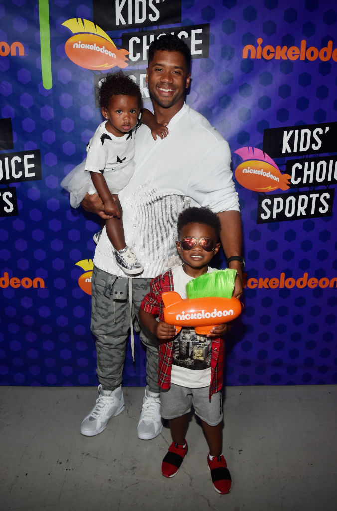 Russel Wilson, Sienna Princess Wilson and Future Zahir Wilburn