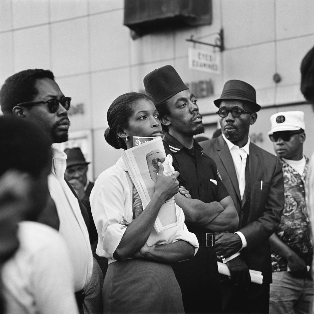 Kwame Brathwaite, Marcus Garvey Day Parade, Harlem, ca. 1967; from Kwame Brathwaite: Black Is Beautiful (Aperture, 2019