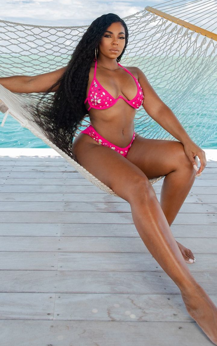 Ashanti X PrettyLittleThing Swimsuit Collection