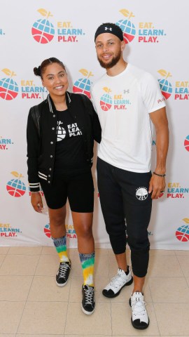 Stephen and Ayesha Curry Celebrate Launch Of Eat. Learn. Play. Foundation With Event