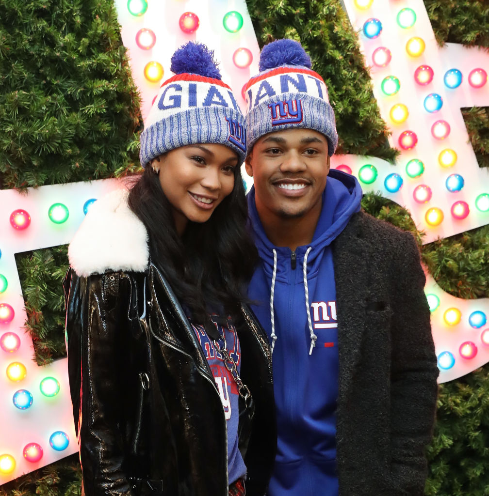 Sterling Shephard And Chanel Iman Kick Off Winter With New Era And Macy's