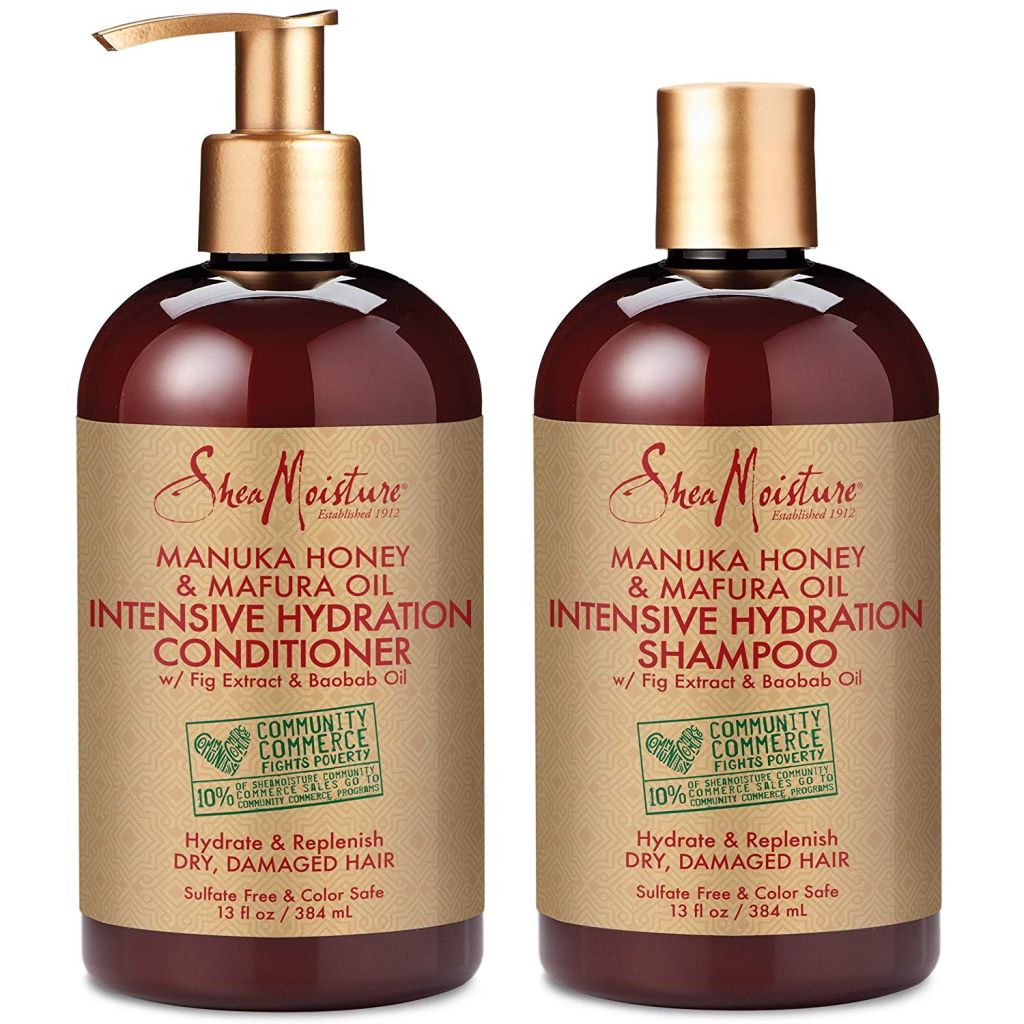 SheaMoisture Manuka Honey & Mafura Oil Intensive Hydration Shampoo & Conditioner