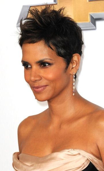 Black celebrity pixie cut