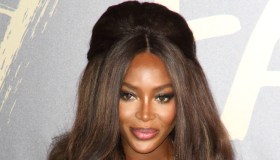 Naomi Campbell attends Fashion For Relief at the British...